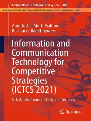 cover image of Information and Communication Technology for Competitive Strategies (ICTCS 2021)